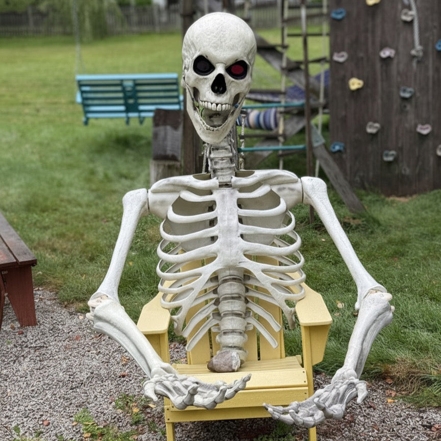 PRE ORDER!!! 12 foot Home Depot Skeleton (Skelly) Poselbows, Posable Elbows with Stainless hardware.