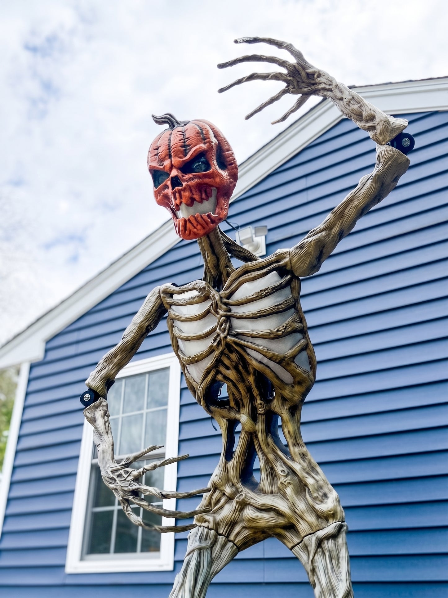 12 foot Home Depot Inferno Pumpkin & Deadwood Poselbows, Posable Elbows with Stainless hardware.