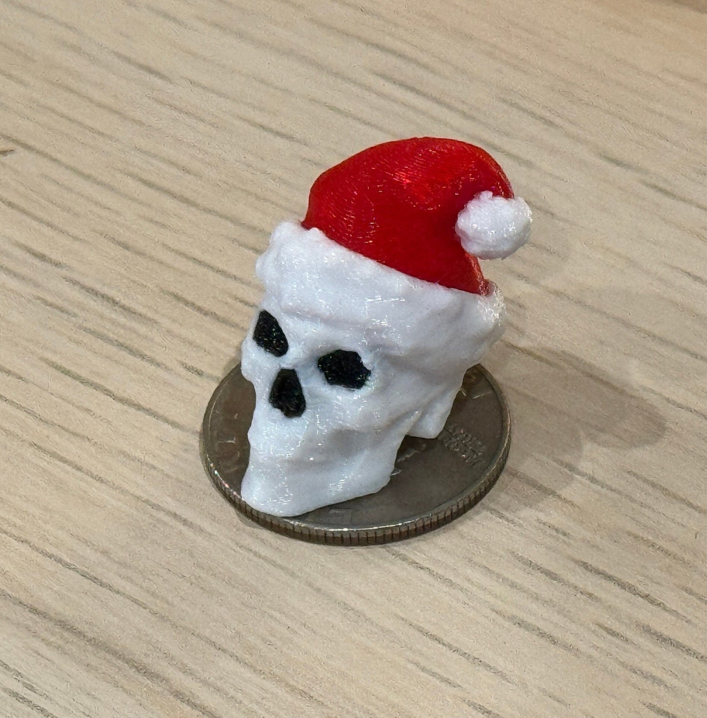 Christmas Skelly/Inferno Head Earrings - Multicolor 3D Printed and inspired by the 12 Foot Home Depot Skeleton and Inferno Pumpkin
