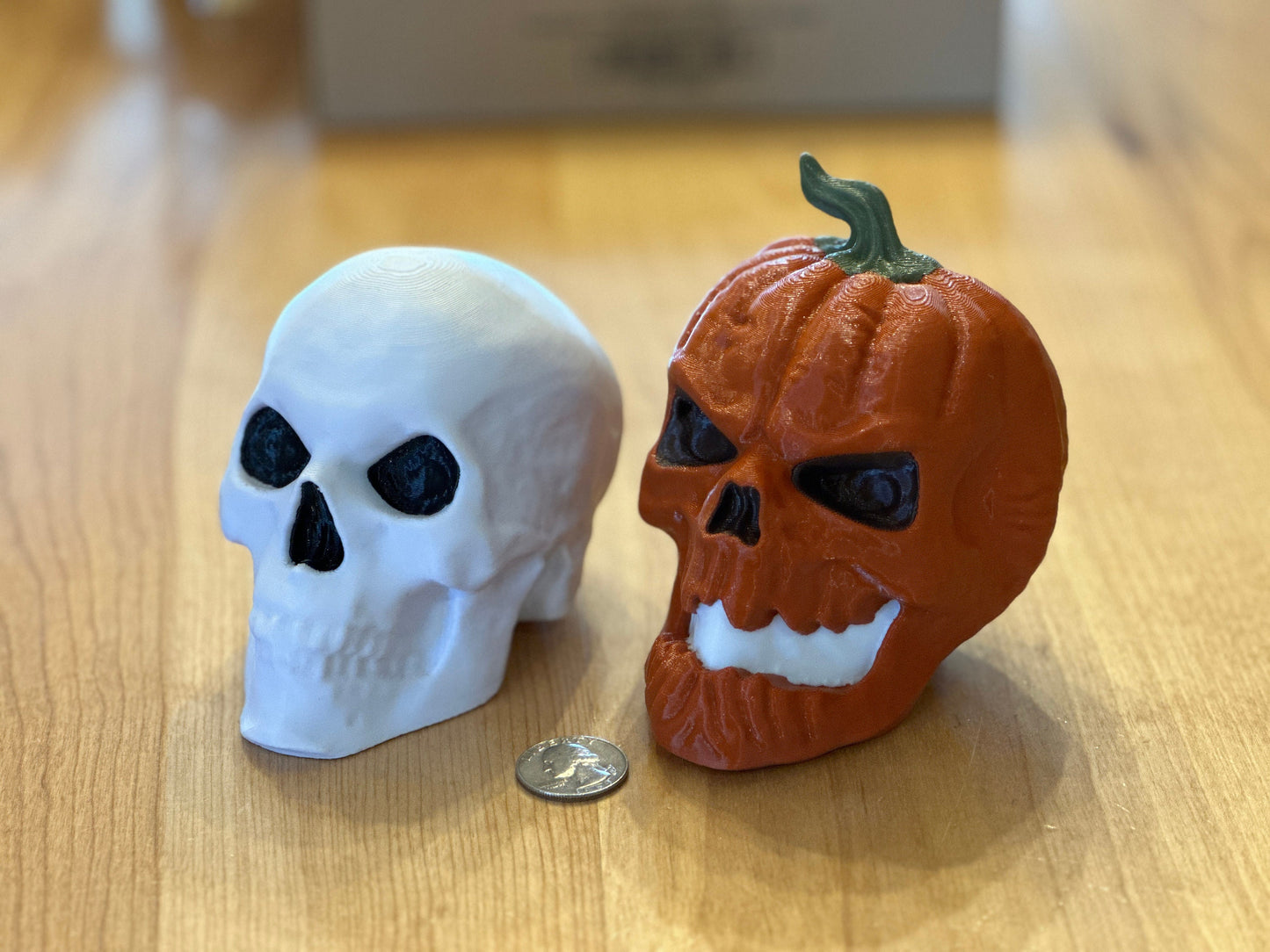Skelly & Inferno Multicolor Head Desk Collectables (SET)