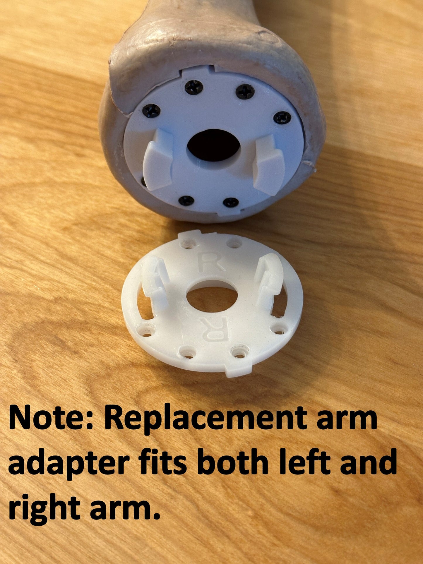 8 foot Skeleton Arm Head Bracket Replacement