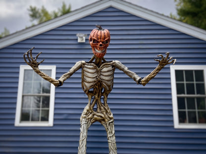 12 foot Home Depot Inferno Pumpkin & Deadwood Poselbows, Posable Elbows with Stainless hardware.