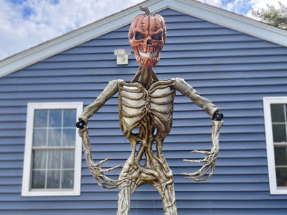 12 foot Home Depot Inferno Pumpkin & Deadwood Poselbows, Posable Elbows with Stainless hardware.