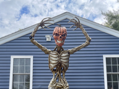 12 foot Home Depot Inferno Pumpkin & Deadwood Poselbows, Posable Elbows with Stainless hardware.