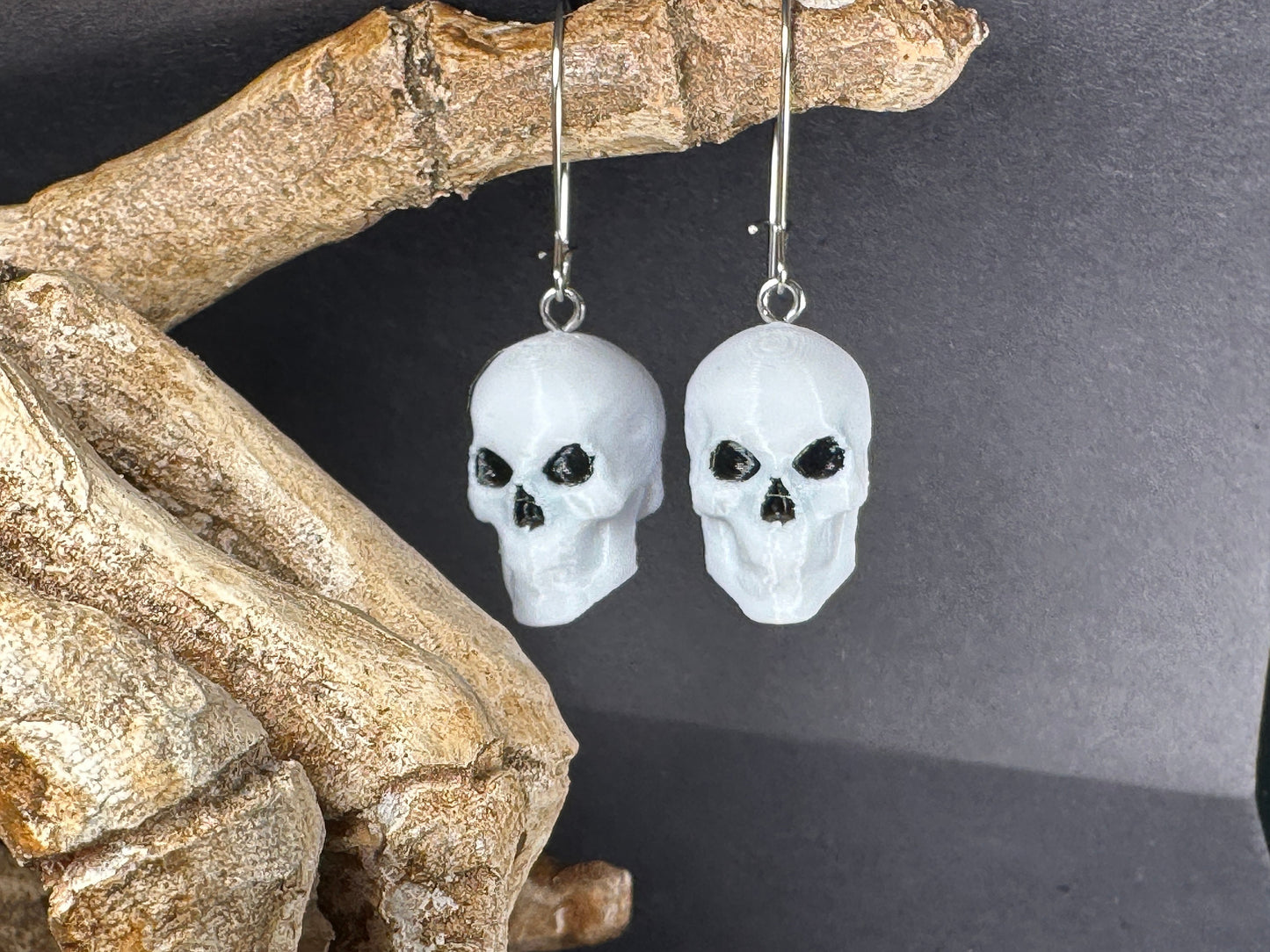 Skelly & Inferno Head Earrings