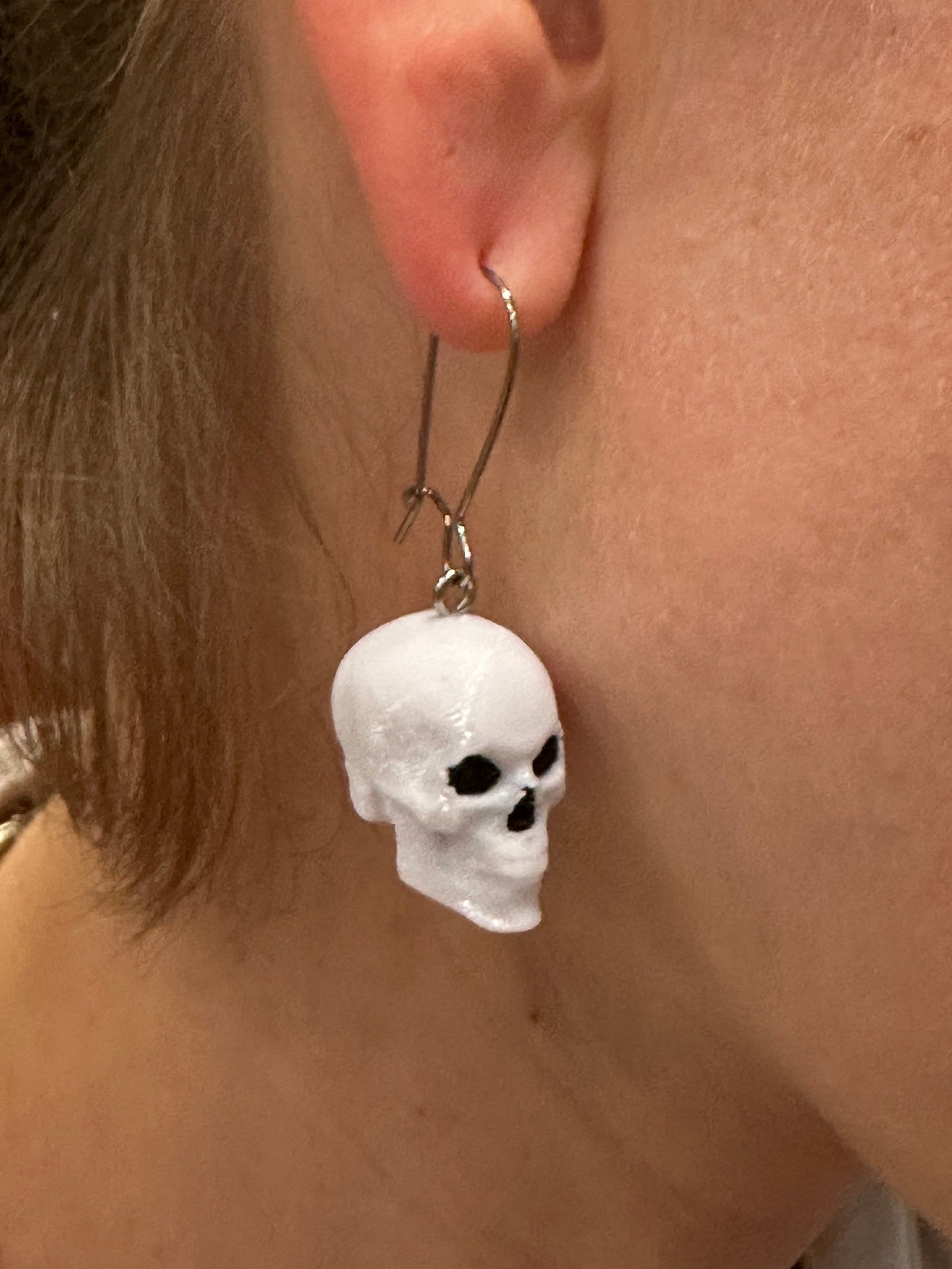 Skelly & Inferno Head Earrings